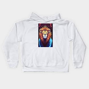 Lion Of Morocco Atlas Lions Kids Hoodie